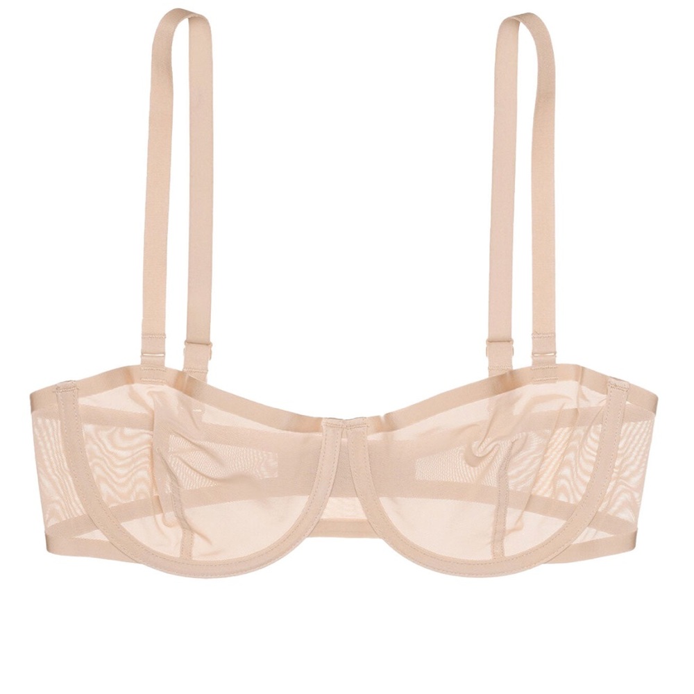 CUUP THE BALCONETTE - MESH /SAND 34B